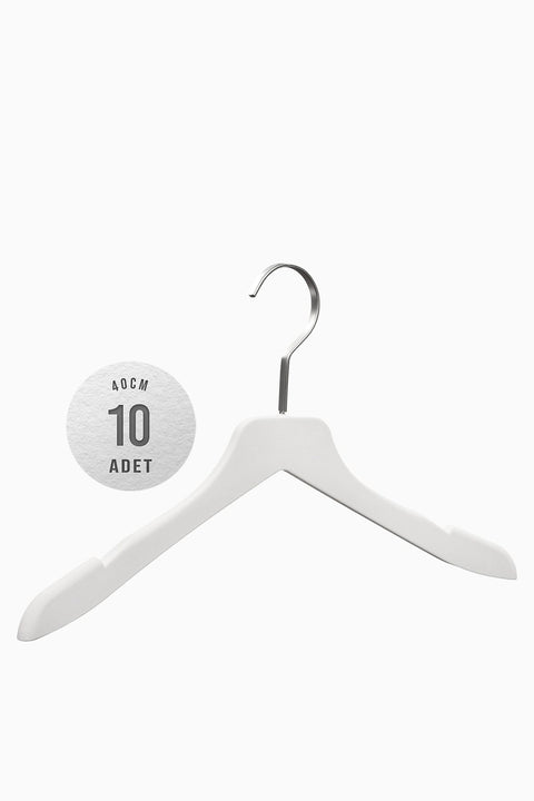 10 pcs BPS 40cm Soft Touch Coated Plastic Hanger