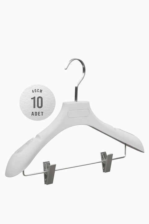 10 pcs KCS 40cm Soft Touch Coated BM Plastic Tool Hanger
