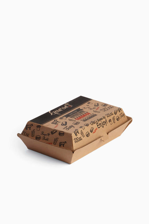 Karton-Fast-Food-Boxen